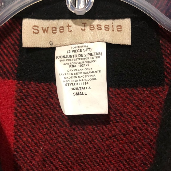 SWEET JESSIE PLAID FRINGED BUTTON DOWN VEST. - Picture 6 of 6
